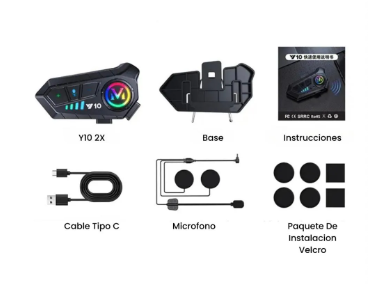 Miniatura 2 de INTERCOMUNICADOR PARA MOTO Y10
